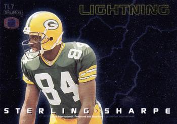 1993 SkyBox Premium - Thunder and Lightning #TL7 Brett Favre / Sterling Sharpe Back