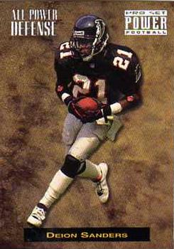 1993 Pro Set Power - All-Power Defense #APD17 Deion Sanders Front