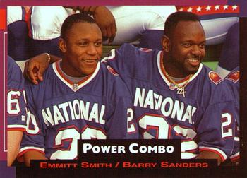 1993 Pro Set Power - Combos #1 Emmitt Smith / Barry Sanders Front