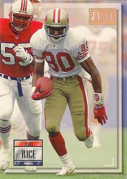 1993 Pro Set Power - Gold #80 Jerry Rice Front