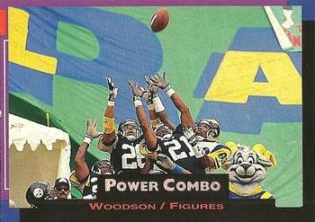 1993 Pro Set Power Update - Combos #PC5 Rod Woodson / Deon Figures Front