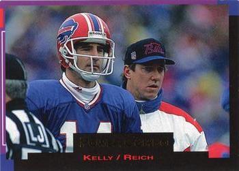 1993 Pro Set Power Update - Combos Gold #PC3 Jim Kelly / Frank Reich Front
