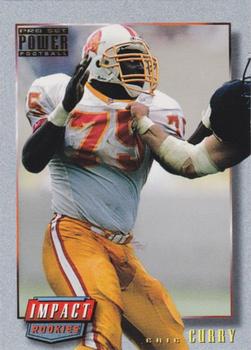 1993 Pro Set Power Update - Impact Rookies Gold #IR12 Eric Curry Front