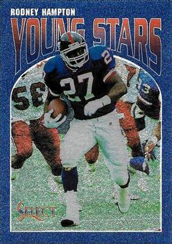 1993 Select Young Stars #3 Rodney Hampton Front