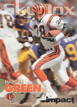 1993 SkyBox Impact - Color Foils #49 Harold Green Front