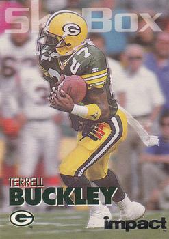 1993 SkyBox Impact - Color Foils #111 Terrell Buckley Front