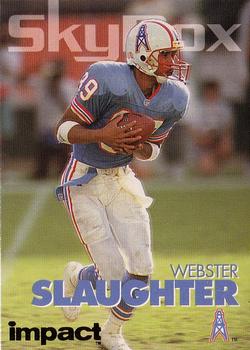 1993 SkyBox Impact - Color Foils #125 Webster Slaughter Front