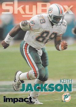1993 SkyBox Impact - Color Foils #181 Keith Jackson Front