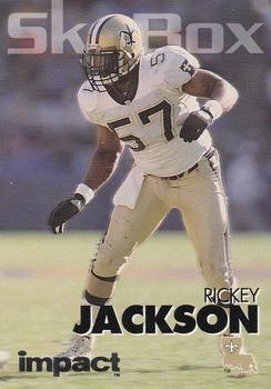 1993 SkyBox Impact - Color Foils #210 Rickey Jackson Front