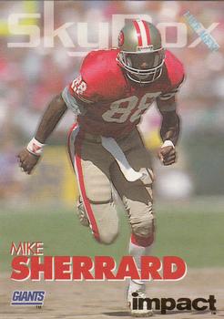 1993 SkyBox Impact - Color Foils #229 Mike Sherrard Front