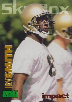 1993 SkyBox Impact - Color Foils #379 Irv Smith Front