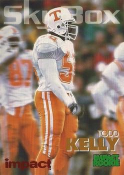 1993 SkyBox Impact - Color Foils #385 Todd Kelly Front