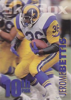 1993 SkyBox Impact - 1993 NFL Draft Picks Exchange #R11 Jerome Bettis Front