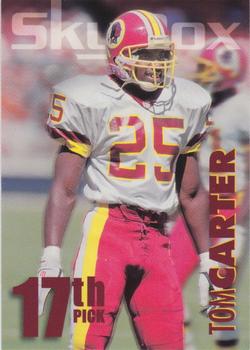 1993 SkyBox Impact - 1993 NFL Draft Picks Exchange #R17 Tom Carter Front