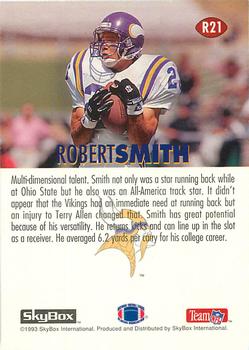 1993 SkyBox Impact - 1993 NFL Draft Picks Exchange #R21 Robert Smith Back