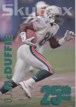 1993 SkyBox Impact - 1993 NFL Draft Picks Exchange #R25 O.J. McDuffie Front