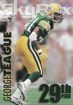 1993 SkyBox Impact - 1993 NFL Draft Picks Exchange #R29 George Teague Front