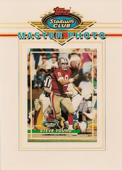 1993 Stadium Club - Master Photos Series One Exchange #5 Steve Young Front