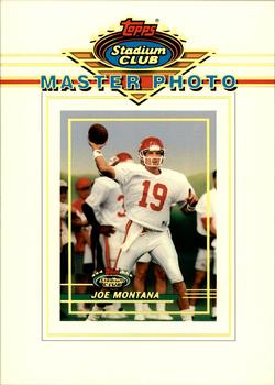 1993 Stadium Club - Master Photos Series Two Exchange #10 Joe Montana Front