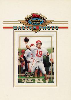 1993 Stadium Club - Master Photos Series Two Redemptions #NNO Joe Montana Front