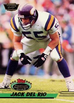 1993 Stadium Club - Members Only #414 Jack Del Rio Front