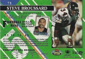1993 Stadium Club - Super Bowl XXVIII Super Teams Exchange #71 Steve Broussard Back