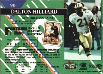 1993 Stadium Club - Super Bowl XXVIII Super Teams Exchange #90 Dalton Hilliard Back