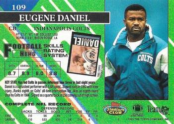 1993 Stadium Club - Super Bowl XXVIII Super Teams Exchange #109 Eugene Daniel Back