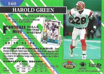1993 Stadium Club - Super Bowl XXVIII Super Teams Exchange #160 Harold Green Back