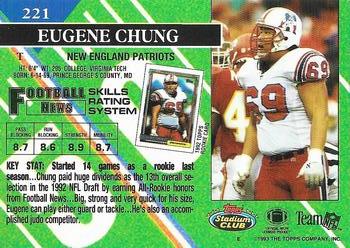1993 Stadium Club - Super Bowl XXVIII Super Teams Exchange #221 Eugene Chung Back