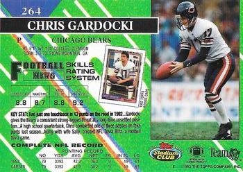 1993 Stadium Club - Super Bowl XXVIII Super Teams Exchange #264 Chris Gardocki Back