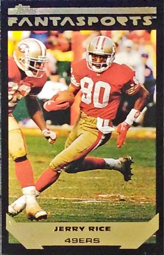 1993 Topps FantaSports #131 Jerry Rice Front