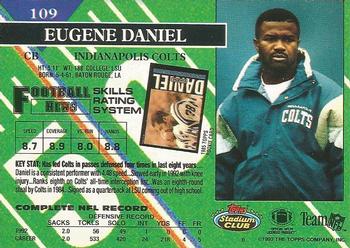 1993 Stadium Club #109 Eugene Daniel Back