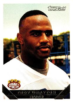 1993 Topps - Gold #22 Troy Drayton Front