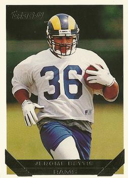 1993 Topps - Gold #604 Jerome Bettis Front