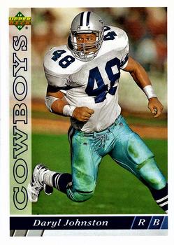 1993 Upper Deck Dallas Cowboys #D6 Daryl Johnston Front