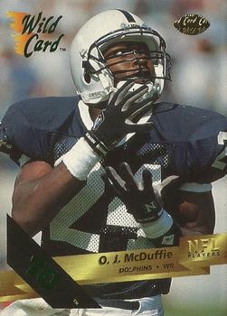 1993 Wild Card - 10 Stripe #88 O.J. McDuffie Front