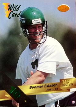 1993 Wild Card - 10 Stripe #115 Boomer Esiason Front