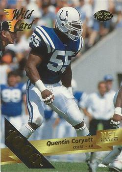1993 Wild Card - 1000 Stripe #78 Quentin Coryatt Front