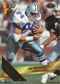 1993 Wild Card - 1000 Stripe #82 Jay Novacek Front