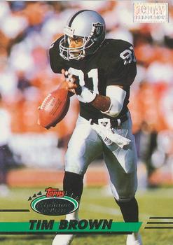 1993 Stadium Club - First Day Production/Issue #46 Tim Brown Front