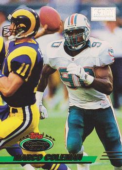 1993 Stadium Club - First Day Production/Issue #345 Marco Coleman Front