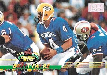 1993 Stadium Club - First Day Production/Issue #498 Brett Favre Front