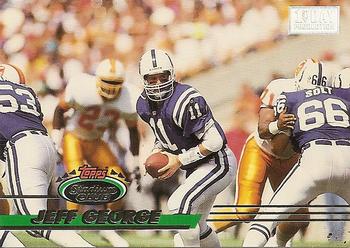 1993 Stadium Club - First Day Production/Issue #218 Jeff George Front