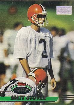 1993 Stadium Club - First Day Production/Issue #334 Matt Stover Front