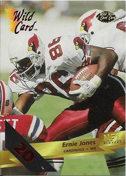 1993 Wild Card - 20 Stripe #52 Ernie Jones Front
