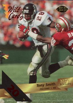1993 Wild Card - 20 Stripe #101 Tony Smith Front