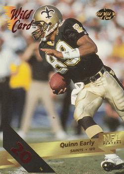 1993 Wild Card - 20 Stripe #168 Quinn Early Front