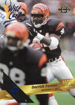 1993 Wild Card - 5 Stripe #19 Derrick Fenner Front