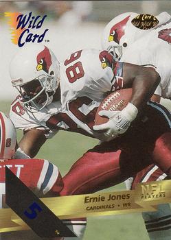 1993 Wild Card - 5 Stripe #52 Ernie Jones Front